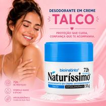 Desodorante Antitranspirante em Creme Naturíssimo Talco 55g com Fórmula Hipoalergênica Desodorante Antitranspirante em Creme Naturíssimo Talco 55g com Fórmula Hipoalergênica