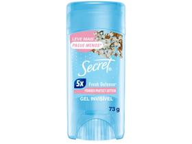 Desodorante Antitranspirante em Gel Secret Powder Protect Cotton Fresh Defense Algodão 73ml Desodorante Antitranspirante em Gel Secret Powder Protect Cotton Fresh Defense Algodão 73ml