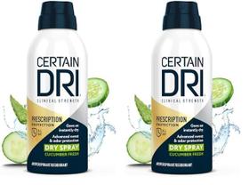 Desodorante antitranspirante em spray seco Certain Dri 125 ml (pacote com 2)