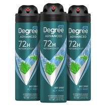 Desodorante antitranspirante em spray seco Degree Men Icy Mint 3x100ml