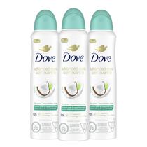 Desodorante antitranspirante em spray seco Dove Água de Coco e Limão Desodorante antitranspirante em spray seco Dove Água de Coco e Limão