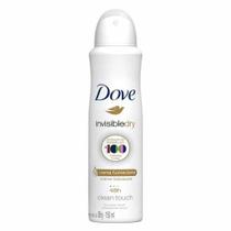 Desodorante antitranspirante feminino aerosol dove invisible dry 150ml