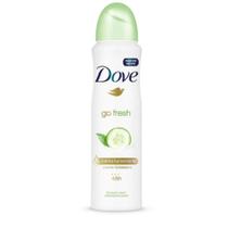 Desodorante antitranspirante Feminino Dove go fresh, pepino e cha verde, aerossol, 1 unidade com 150mL