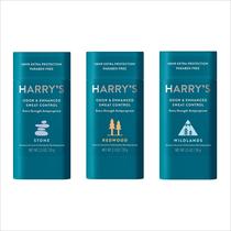 Desodorante antitranspirante Harry's Extra-Strength Masculino, pacote com 3