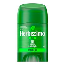 Desodorante Antitranspirante Herbissimo Stick Invisible Gel Rush 96 Horas 45g Desodorante Antitranspirante Herbissimo Stick Invisible Gel Rush 96 Horas 45g