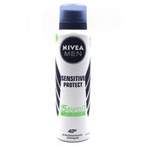 Desodorante antitranspirante Masculino nivea Men Protect sensitive, aerossol, 1 unidade com 150mL