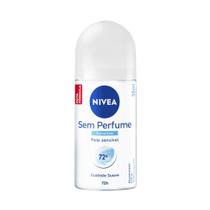 Desodorante Antitranspirante Nivea Roll On Sem Perfume 50ml Desodorante Antitranspirante Nivea Roll On Sem Perfume 50ml