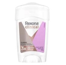 Desodorante Antitranspirante Rexona Clinical Classic Women Stick- 48G
