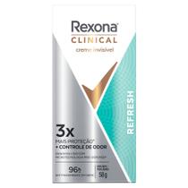 Desodorante Antitranspirante Rexona Clinical Creme Refresh 58g