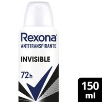 Desodorante Antitranspirante Rexona Feminino Invisible 150ml