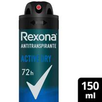 Desodorante Antitranspirante Rexona Men Active Dry 150ml