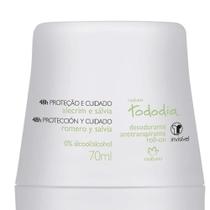 Desodorante Antitranspirante Roll-on Invisível Tododia Alecrim e Sálvia 70ml natura Desodorante Antitranspirante Roll-on Invisível Tododia Alecrim e Sálvia 70ml natura