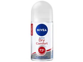 Desodorante Antitranspirante Roll On Nivea Active - Dry Comfort Feminino 50ml