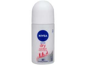 Desodorante Antitranspirante Roll On Nivea - Dry Comfort Feminino 50ml