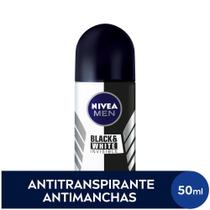 Desodorante Antitranspirante Roll On NIVEA Invisible for Black & White 50ml