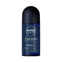 Desodorante Antitranspirante Roll-on NIVEA MEN Deep MaxxTech Carvão Ativado 50ml Desodorante Antitranspirante Roll-on NIVEA MEN Deep MaxxTech Carvão Ativado 50ml
