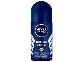 Desodorante Antitranspirante Roll On Nivea Men Original Protect Masculino 50ml Desodorante Antitranspirante Roll On Nivea Men Original Protect Masculino 50ml