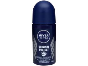 Desodorante Antitranspirante Roll On Nivea - Men Original Protect Masculino 50ml