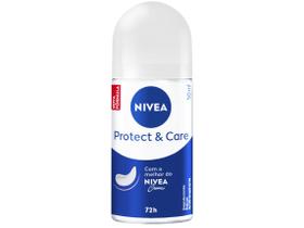 Desodorante Antitranspirante Roll On Nivea Protect & Care Feminino 50ml