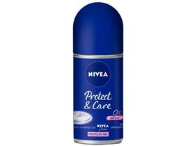 Desodorante Antitranspirante Roll On Nivea - Protect & Care Feminino 50ml