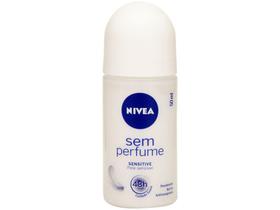 Desodorante Antitranspirante Roll On Nivea - Sem Perfume Feminino 50ml