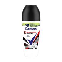 Desodorante Antitranspirante Roll On Rexona Antibacterial + Invisible 50ml