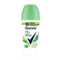 Desodorante Antitranspirante Roll On Rexona Bamboo e Aloe Vera 50ml