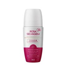 Desodorante Antitranspirante Roll-On Rosa Selvagem Proteção & Clareamente Feminino 48h 85ml