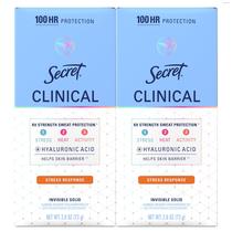 Desodorante antitranspirante Secret Clinical Strength 2x73 g Desodorante antitranspirante Secret Clinical Strength 2x73 g