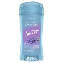 Desodorante Antitranspirante Secret Fresh, Feminino, Proteção 72hr Contra Suor E Odor, Gel Claro, Lavanda, 74 g, Pacote Com 1 Desodorante Antitranspirante Secret Fresh, Feminino, Proteção 72hr Contra Suor E Odor, Gel Claro, Lavanda, 74 g, Pacote Com 1