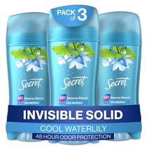 Desodorante antitranspirante Secret Invisible Solid Waterlily 75mL Desodorante antitranspirante Secret Invisible Solid Waterlily 75mL
