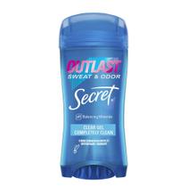 Desodorante Antitranspirante Secret Outlast Clear Gel 75ml - Para Mulheres