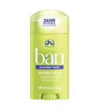 Desodorante Antitranspirante Sólido Ban Powder Fresh 73g USA