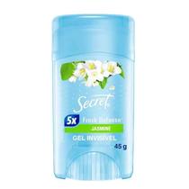 Desodorante Antitranspirante Stick Gel Secret Jasmine Feminino 48h 45g Desodorante Antitranspirante Stick Gel Secret Jasmine Feminino 48h 45g
