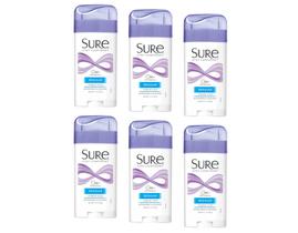 Desodorante antitranspirante Sure Solid Regular 76 mL (pacote com 6)