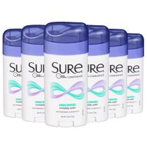 Desodorante Antitranspirante Sure Solid Sem Perfume - Pacote com 6 Unidades (75ml cada)