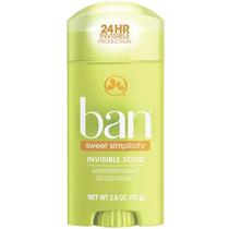 Desodorante Antitranspirante Twist Stick Barra Ban Sweet Simplicity 24h 73g Desodorante Antitranspirante Twist Stick Barra Ban Sweet Simplicity 24h 73g