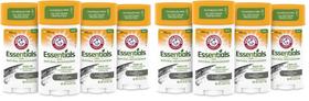 Desodorante Arm & Hammer Essentials Charcoal, pacote com 8 unidades