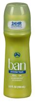 Desodorante Ban Roll-On em pó fresco de 103 ml, pacote com 6 Desodorante Ban Roll-On em pó fresco de 103 ml, pacote com 6