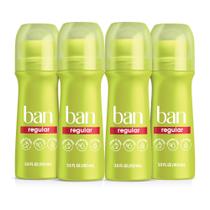 Desodorante Ban Roll-On Regular 100ml - Pacote com 4 Unidades