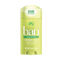 Desodorante Ban Stick 73g Unscented Sem Perfume
