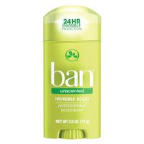 Desodorante Ban Unscented Sem Perfume Antitranspirante Sólido 73g Desodorante Ban Unscented Sem Perfume Antitranspirante Sólido 73g