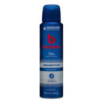Desodorante Bozzano Sensitive Sem Perfume Aerosol Antitranspirante 48h com 150ml
