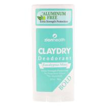 Desodorante Clay Dry Bold Eucalyptus Mint 2,8 Oz da Zion Health (pacote com 2)