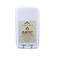 Desodorante Clay Dry Citrus Blossom 2,5 oz da Zion Health (pacote com 4)