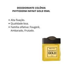 Desodorante Colônia Phytoderm Infinit Gold 95Ml