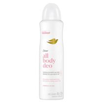 Desodorante Corporal Aerossol para Peitos, Coxas, Pés e Mais Dove All Body Deo Raspberry & Rose 150ml
