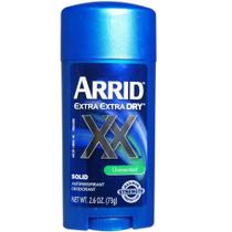 Desodorante corporal Arrid XX, sólido sem perfume, 73 g, pacote com 5