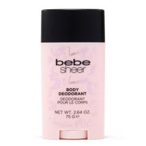 Desodorante corporal bebe Sheer sin aluminio, aroma afrutado, 75 g