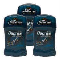 Desodorante corporal Degree Cool Rush 50ml, pacote com 3